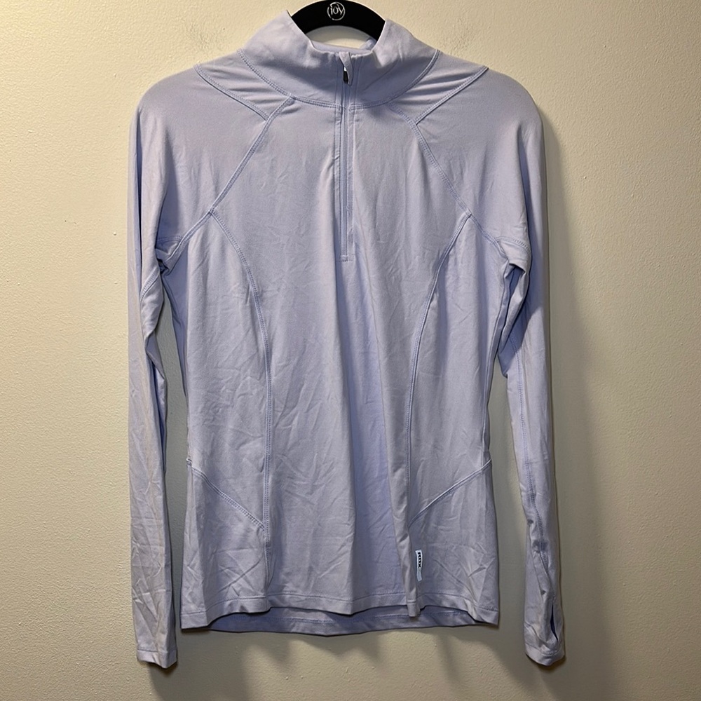 RBX Women’s Lavender Long Sleeve Quarter Zip Active Top Sz S